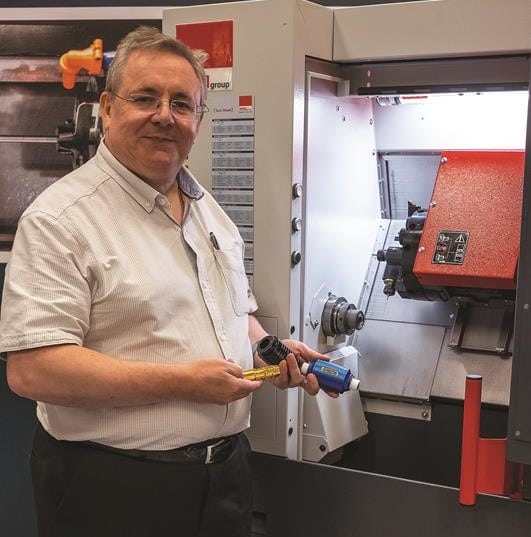 Chris Pitt in the Workshop